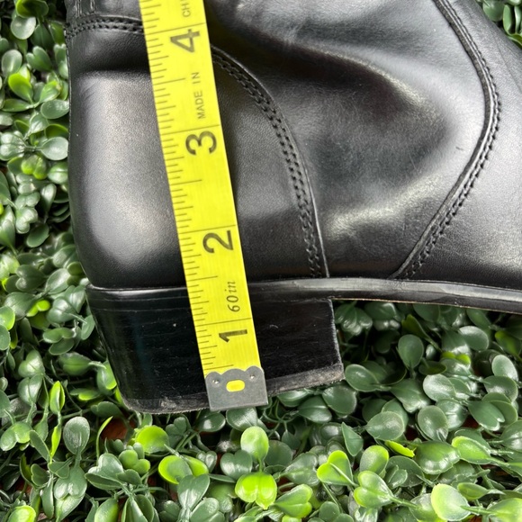 CORSO COMO BLACK KNEE HIGH PULL UP BOOTS SIZE 7.5 - Picture 12 of 13
